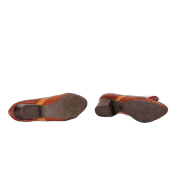 Anthropologie, Lucky Penny, Brown and Tan Oxford, Size 5.5 - Picture 5 of 8